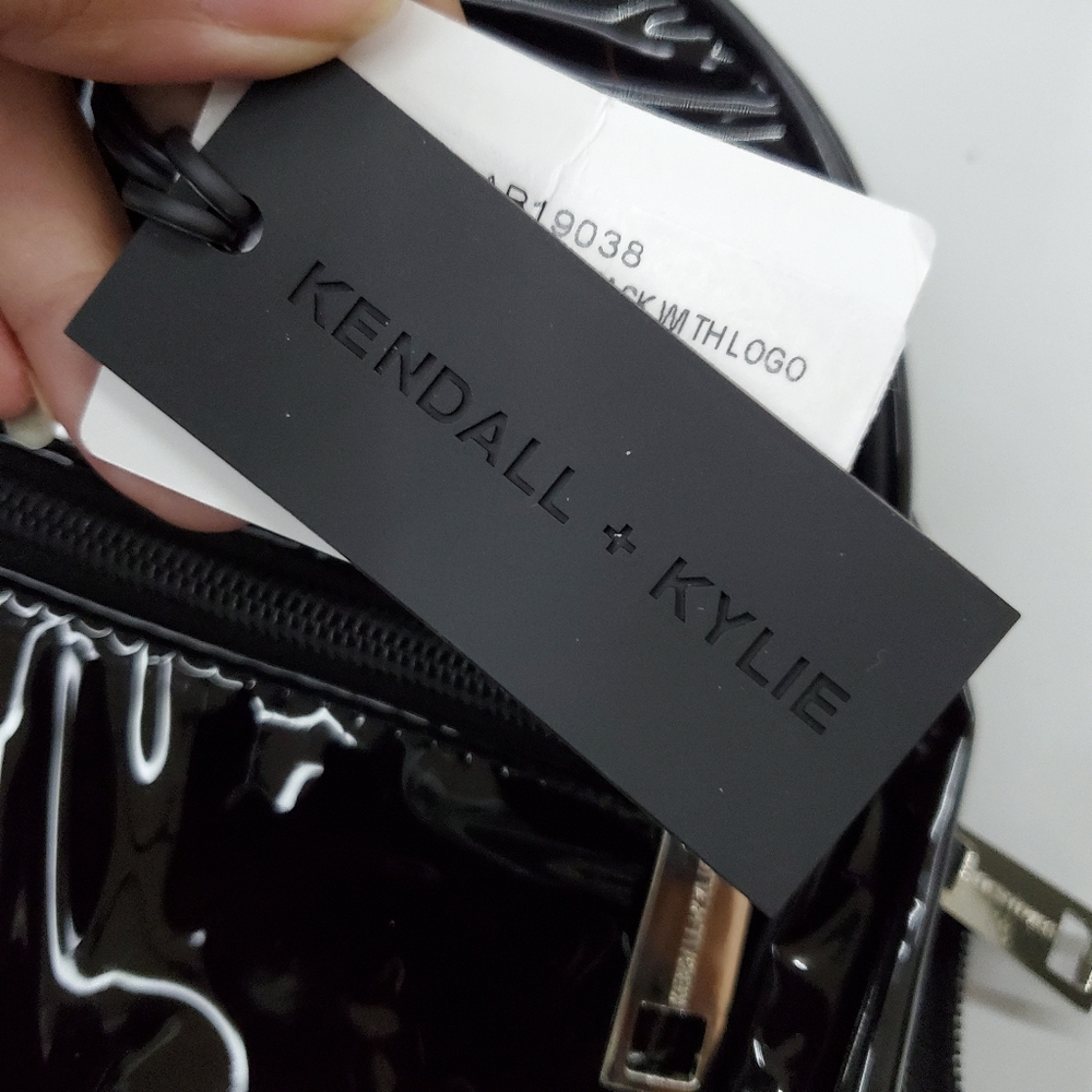 NWT *rare* Kendall & Kylie Clear/Black PVC Backpack - Picture 5 of 6